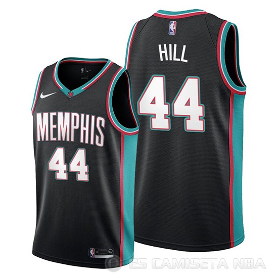 Camiseta Solomon Hill #44 Memphis Grizzlies Classic 20th Season Negro - Haga un click en la imagen para cerrar